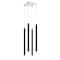 Z-Lite Forest 4 Light Island/Billiard, Chrome & Matte Black 917MP24-MB-LED-4SCH - alternate 4